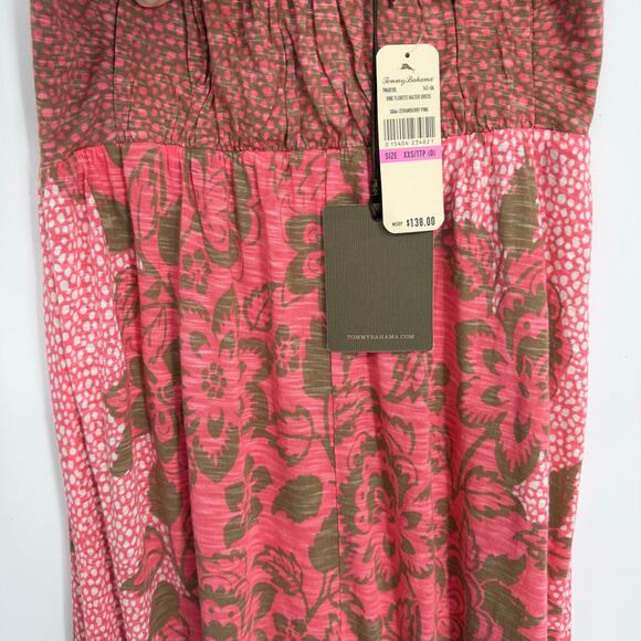 Tommy Bahama Maxi Halter Dress Women’s XXS Floral Resortwear Vacation Cruise - Picture 4 of 9